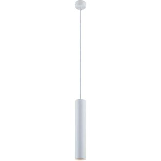 Fan Europe Sospensione fluke cilindrica in metallo bianco 30 cm