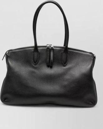 Borsalino grainy leather shoulder bag