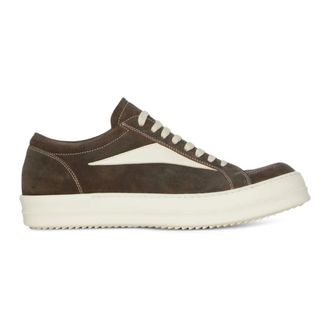 Rick Owens Schoenen, Heren, Bruin, 42 EU, Leer, Vintage Sneaks