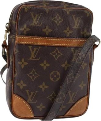Louis Vuitton Pre-owned Cross Body Bags, female, Brown, Size: ONE SIZE Pre-owned Canvas Cross Body Bag