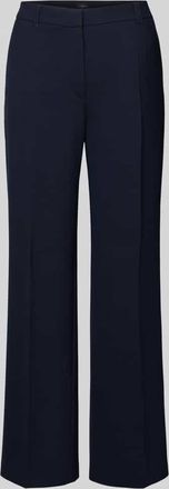 s.Oliver Black Label Hose mit Bügelfalten in Marine, Größe 34/32