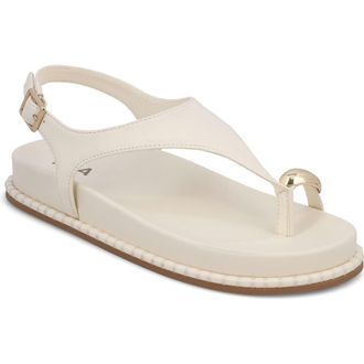 Mia Leilah Slingback Platform Sandal in Bone at Nordstrom, Size 9.5