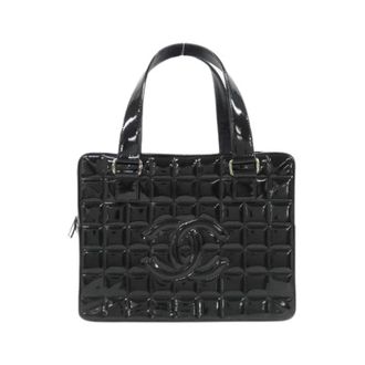 Chanel Pre-owned Choco Bar Leren Handtas - Dames - Pre-owned - Zwart - Maat: ONE Size Leer