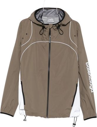 Balenciaga Techwear Zip-up Jacket In Grey