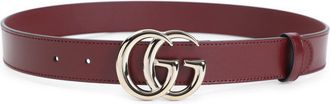Gucci Red Logo Buckle Belt