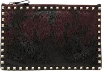 Valentino Pre-owned Rockstud Clutch - - Pre-owned - Donna - Rosso - ONE SIZE