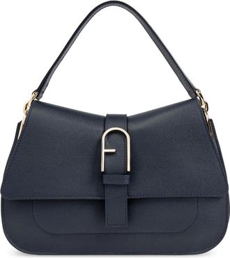 Furla leather tote bag - women - Nylon/Leather/Polyurethane - OS - Blue
