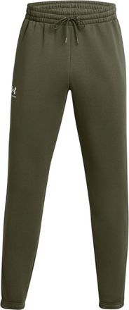 Under Armour Slanke joggingbroek voor heren van fleece met band (Groen)