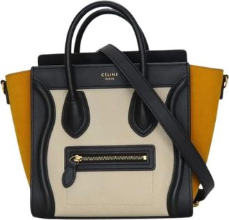 Celine Pre-owned Handbags, female, Multicolor, Size: ONE SIZE Pre-owned Leather Handbag