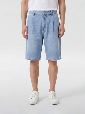 Dunst Cotton Denim Cargo Shorts with Flap Pockets and Belt Loops