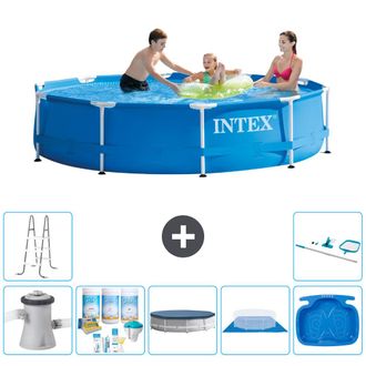 Intex Piscina Con Estructura Redonda - 305x76 Cm - 8-piezas S21174