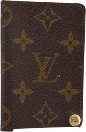 Louis Vuitton Pre-owned Canvas Portemonnee - Dames - Vintage Accessoires - Bruin - ONE Size - Vintage