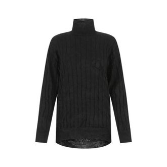 Balenciaga Turtlenecks, male, Black, Size: S Turtlenecks