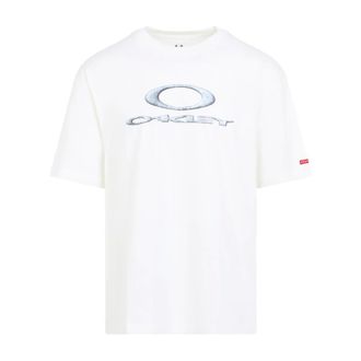 Oakley T-Shirts, male, White, Size: XL New Retro T-shirt
