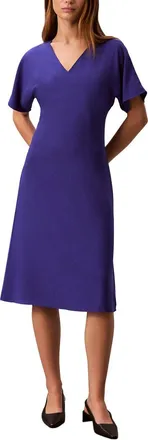 Calvin Klein Crepe Midi Dress
