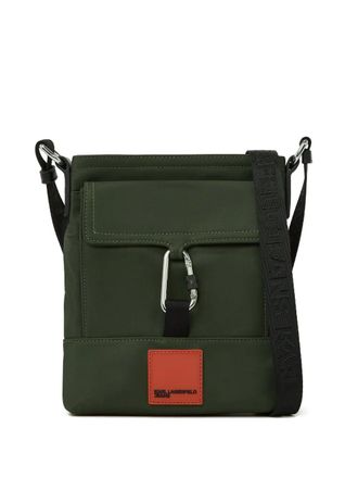 Karl Lagerfeld Canyon crossbody bag - men - Polyamide/Polyurethane - One Size - Green