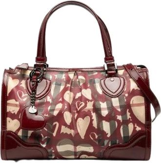 Burberry Pre-owned Handbags, female, Multicolor, Size: ONE SIZE Pre-owned The Pilgrim Satchel