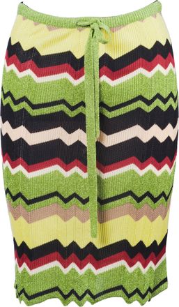Missoni Zigzag Knitted Skirt - 00s