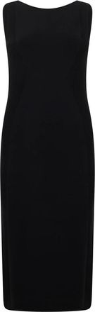 Alberta Ferretti Lange Bodycon Jurk - Dames - Casual kleedjes - Zwart - S - Polyester - Kleedjes