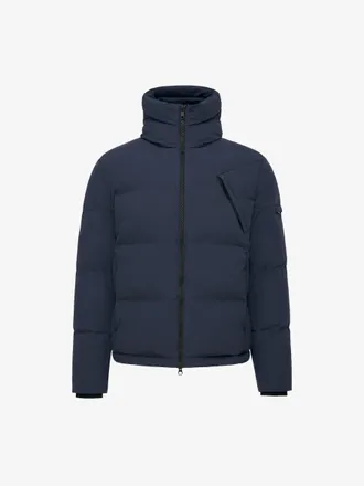 Genti Winterjas Cross | Donkerblauw