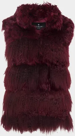 Gorski Horizontal Lamb Shearling Vest