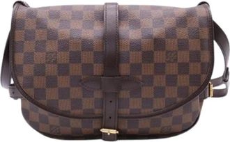 Louis Vuitton Pre-owned Vintage Schoudertas - Dames - Vintage Schoudertas - Bruin - ONE Size - Leer - Vintage