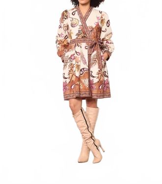 Maude Cara Dress In Misty Ferns