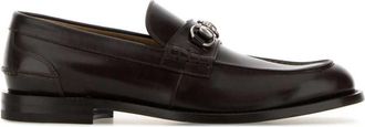 Gucci Dark Brown Slip On Loafers