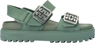 Melissa Womens Towny Buckle Closure Green - Size UK 5