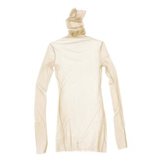 Cortana Dames, Tops, Beige, Maat: M Tulle
