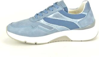 Gabor Jeans Blauw Runner N.+tiret - Dames - Sneakers - Blauw - 38 1/2 EU - Schoenen