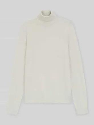 HUGO BOSS Regular Fit Rollkragenpullover aus Merinowolle Modell SAN THOMAS in Offwhite, Größe XXL