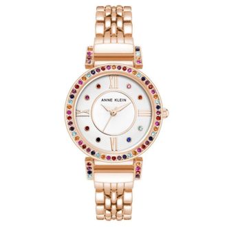 Anne Klein Womens Classic White Dial Watch