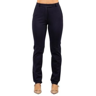 Max Mara Slim-fit Trousers, female, Blue, Size: XS Slim-fit Trousers