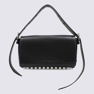 Alexander Wang Black Leather Ricco Medium Shoulder Bag