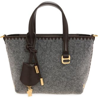 Moncler Very Micro Felt Tote Bag in Grey at Nordstrom