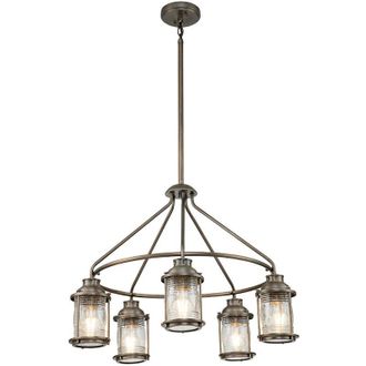 Kichler Kichler - Elstead Ashland Bay Outdoor Pendant Ceiling Light Burnished Bronze, IP44