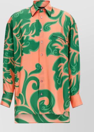 Etro silk floral-print shirt