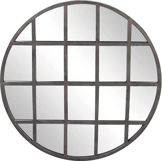 CosmoLiving by Cosmopolitan Cosmoliving By Cosmopolitan Industrial Wall Mirror