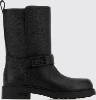 Fendi Stivaletto Filo in pelle martellata