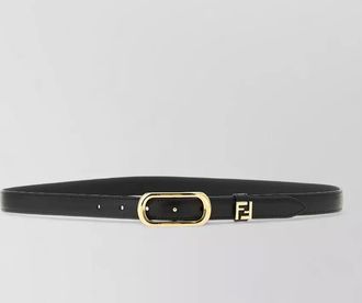 Fendi leather thin belt