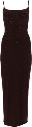 MC2 Saint Barth Form-Fitting Midi Dress with Spaghetti Straps