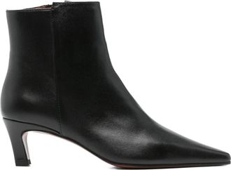 Roberto Festa Milano Milia pointed boots - women - Calf Leather/Calf Leather/Calf Leather - 38 1/2 - Black
