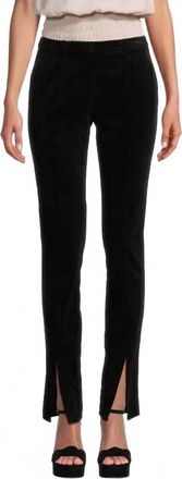 Ramy Brook Womens Miriam Slit Cuff Pants In Black