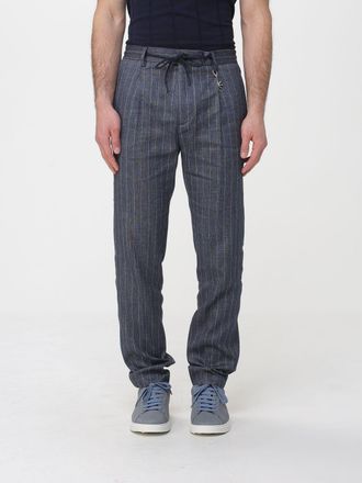 Manuel Ritz Pantaloni con coulisse Manuel Ritz in misto lino a righe