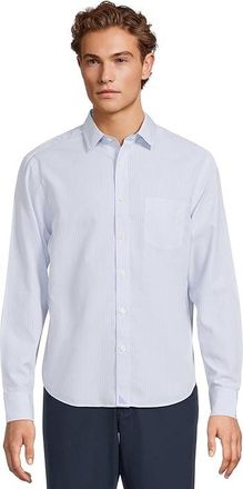 UNTUCKit Wrinkle Free Halstead Shirt Mens Clothing Light Blue : 2XL Regular Fit, Cotton