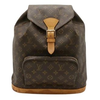 Louis Vuitton Pre-owned Backpacks, female, Brown, Size: ONE SIZE Pre-owned Vintage Canvas Backpack