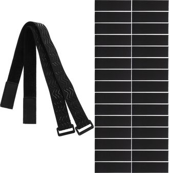 Supvox Adjustable Over-Knee Boots Fixer Strap Set, Non-Slip Elastic Anti- Adhesive Tape, 30pcs Kit for Womens Long Boots Secure Fit