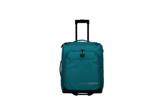 Travelite Koffer TRAVELITE Kick Off S, Damen, Gr. B/H/T: 55cm x 40cm x 20cm 44 l, blau (petrol), Polyester, Koffer Koffer