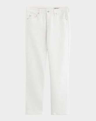 AG - Adriano Goldschmied Mari Mid-Rise Slim Straight Crop Jeans
